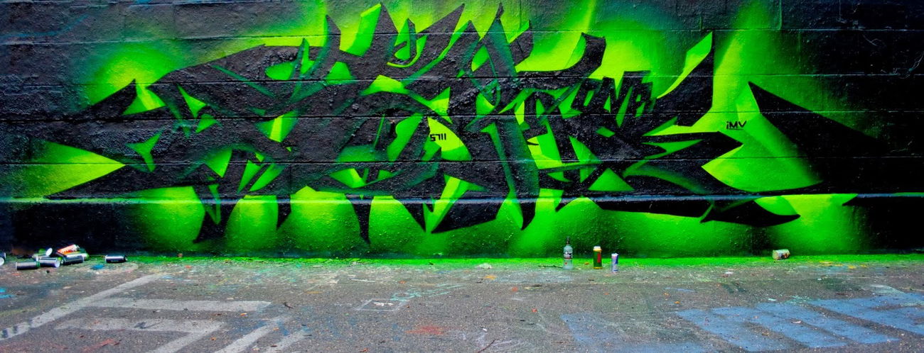 Graffiti Wall - Photo by StoneOne - graffiti, vienna, 3d.