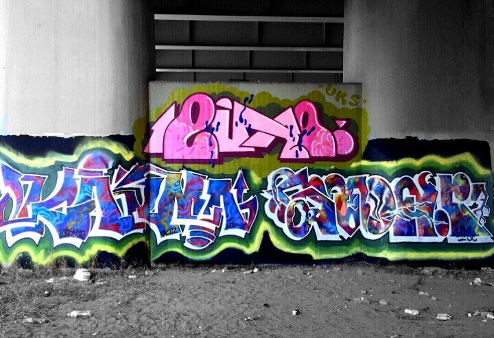 Graffiti Wall - Photo by Stoner - karma, euro, ston.r (2015)