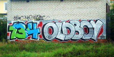 Graffiti Bombing in Yoshkar-Ola - Photo by Store - Store, Nes, Flay2k