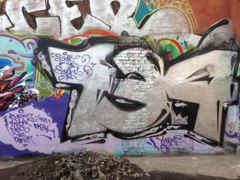 Graffiti Wall in Moscow - Photo by Store - Store, Spoke (2013)