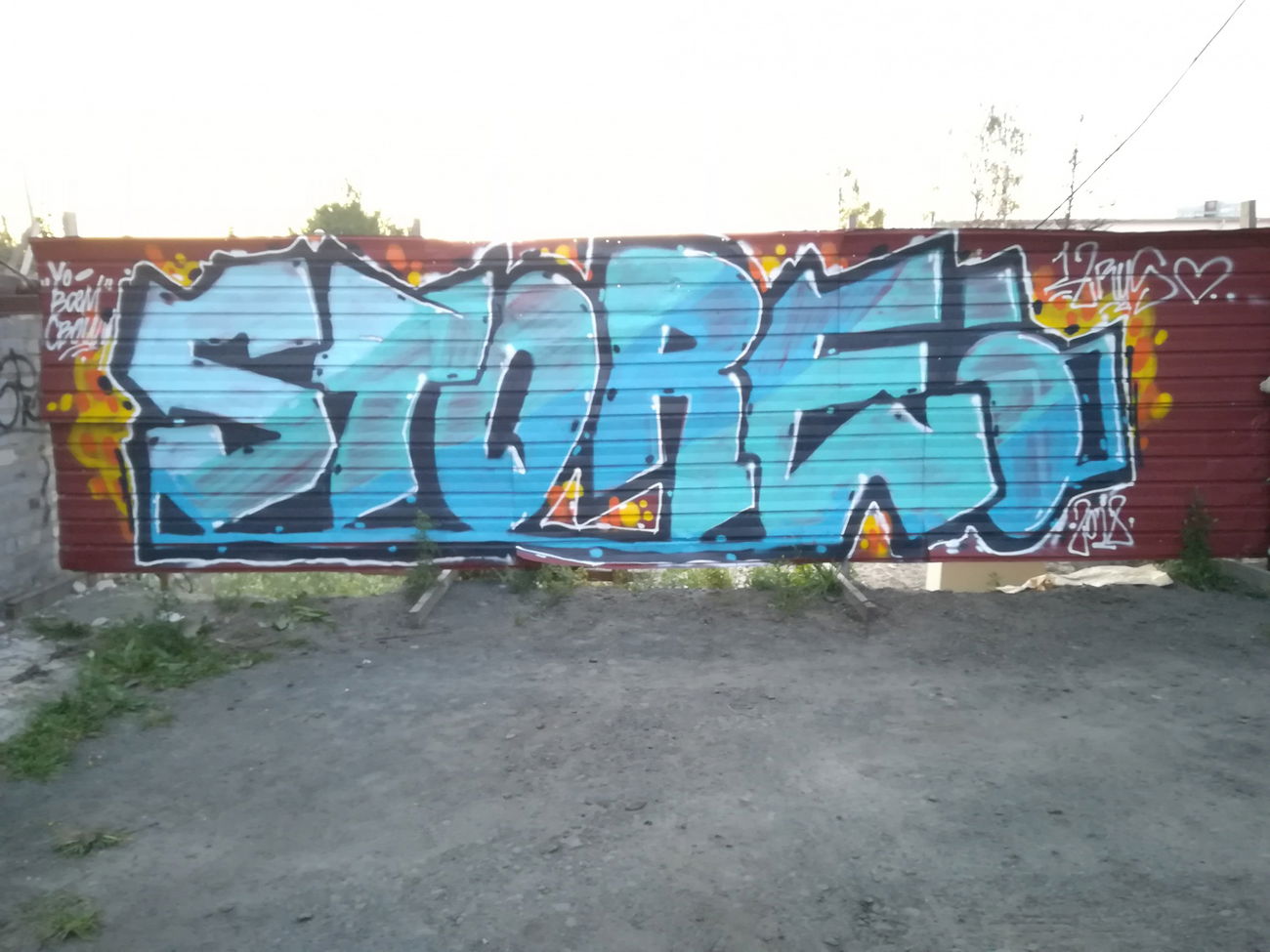 Graffiti Wall in Petrozavodsk - Photo by Store - petrozavodsk, graffiti, street (2018)