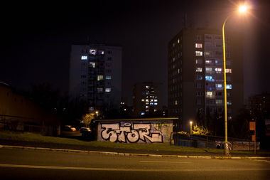 Graffiti Wall - Photo by StoroviC - Street, Chrome, Black (2017)