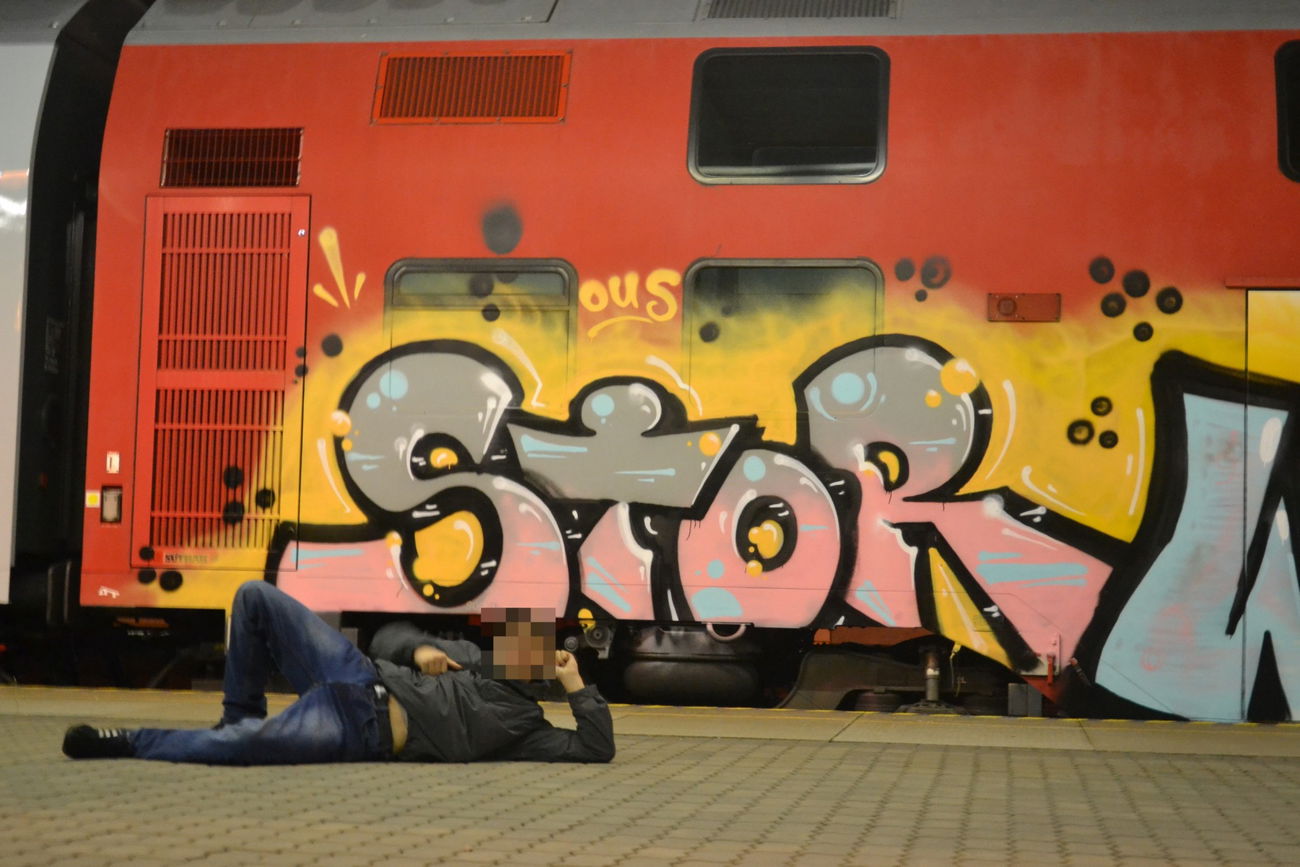 Graffiti Train - Photo by StoroviC - OUS (2017)