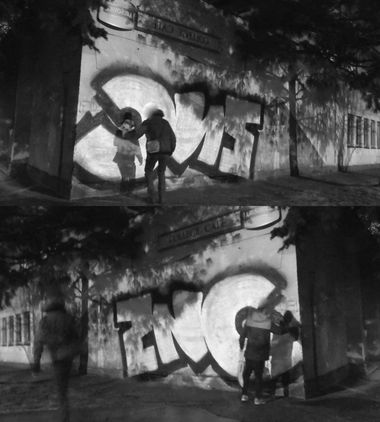 Graffiti Bombing - Photo by StoroviC