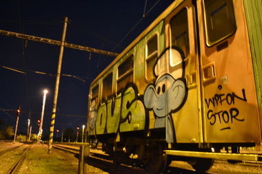 Graffiti Train - Photo by StoroviC - OUS (2017)