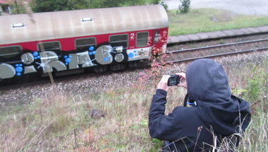 Graffiti Train - Photo by StoroviC