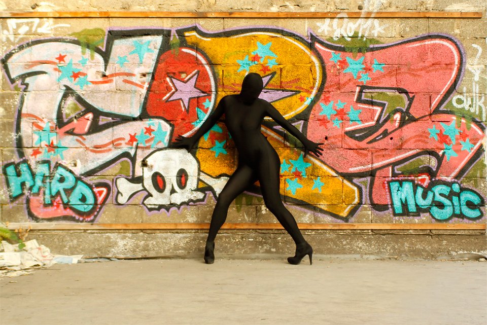 Graffiti Wall - Photo by Stranger - HardCore, Music, Neustadt