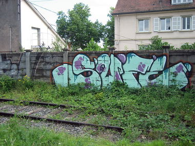 Graffiti Bombing - Photo by StrasbourgGraff