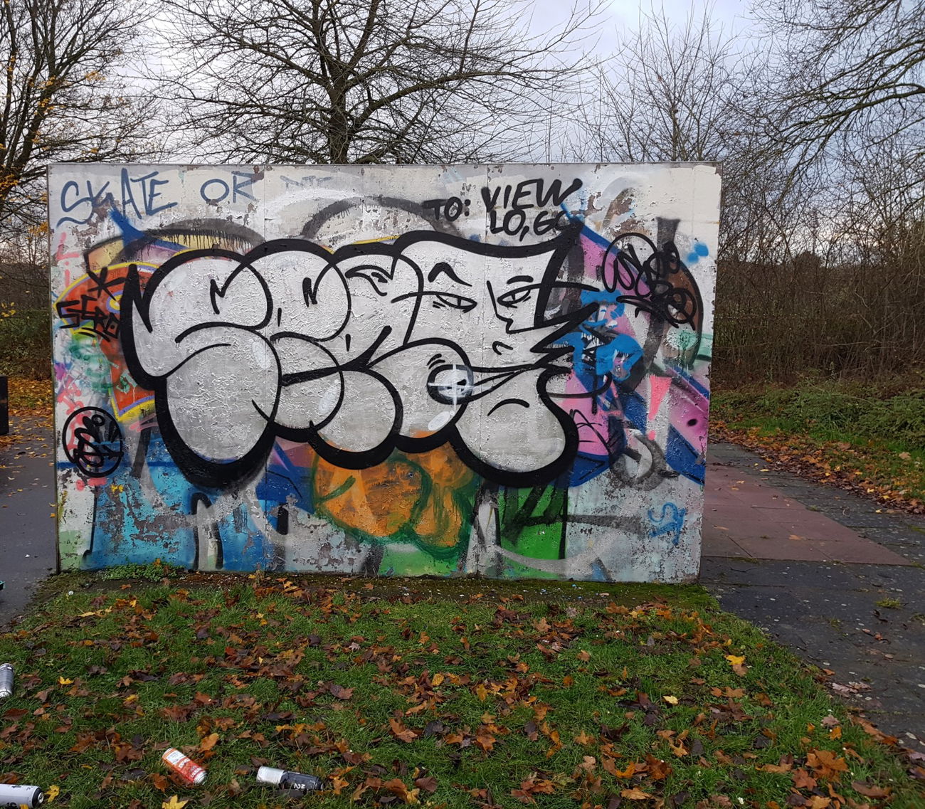 Graffiti Bombing - Photo by Strassenkoeter - sero