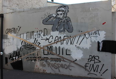 Graffiti Wall in Paris - Photo by Strayfx