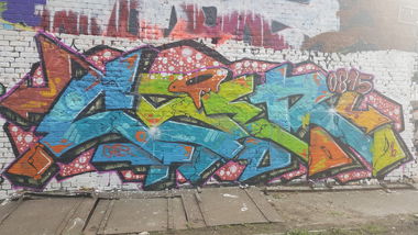 Graffiti Wall - Photo by Streetdog - berlingraffitiwritingpieceficken (2016)