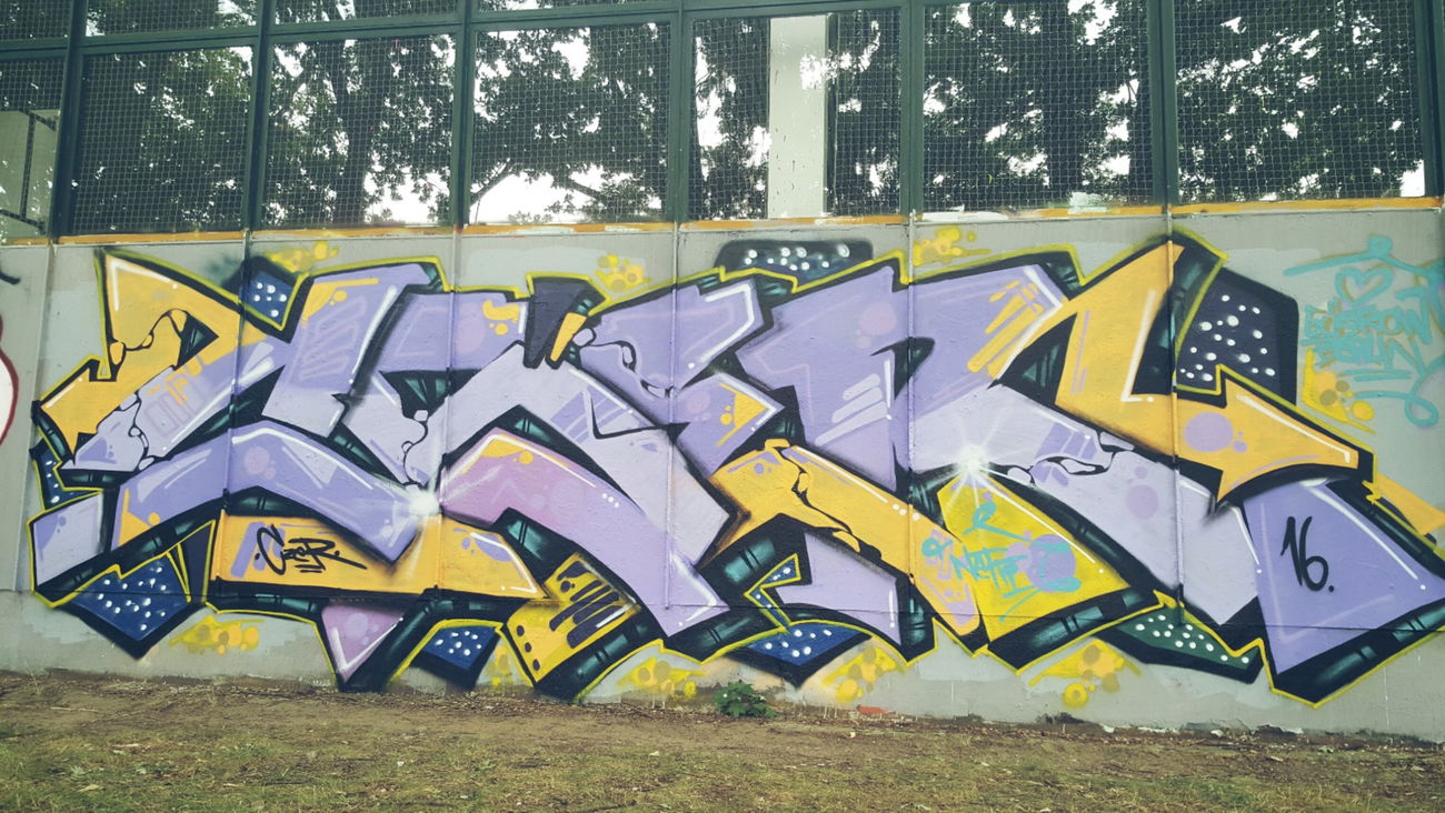 Graffiti Wall - Photo by Streetdog - berlingraffitiwritingpieceficken (2016)