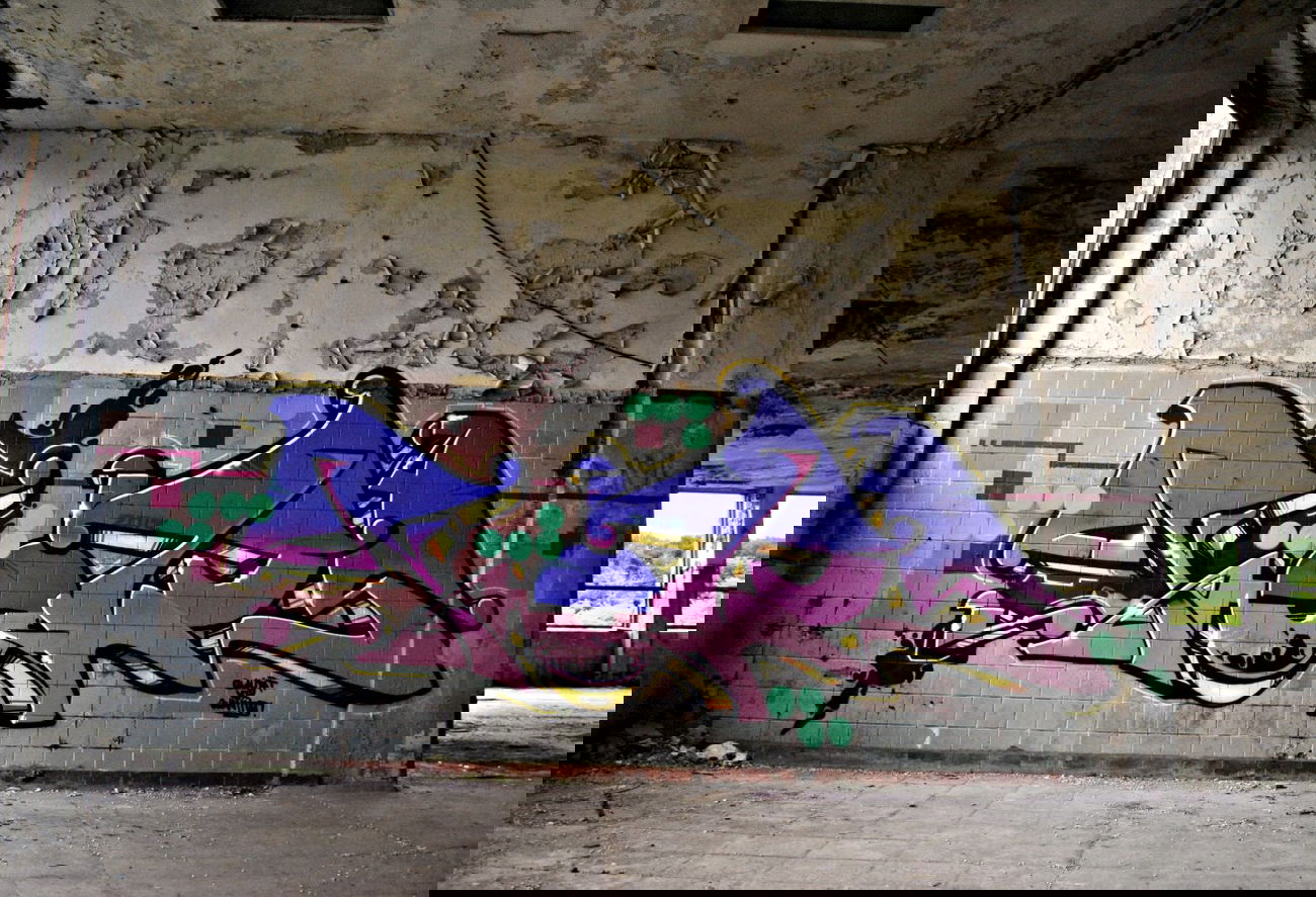 Graffiti Train - Photo by Streetfileslena - frankfurt (2013)