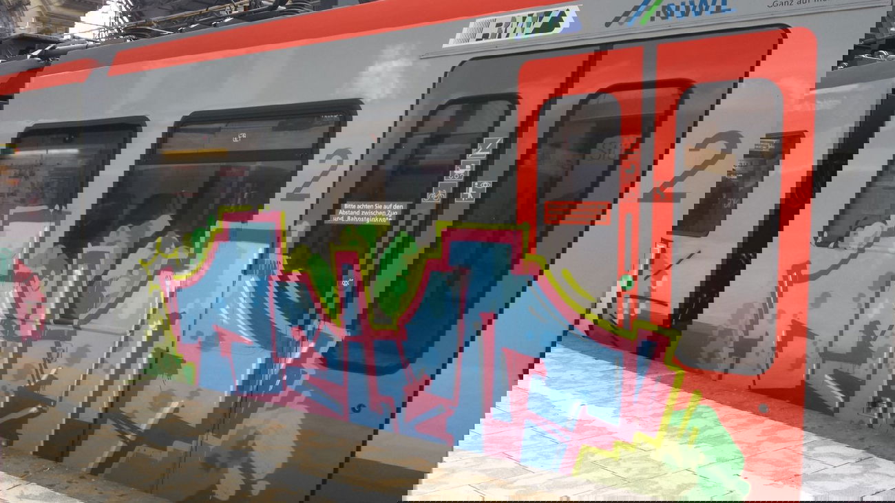 Graffiti Train - Photo by Streetfileslena (2013)