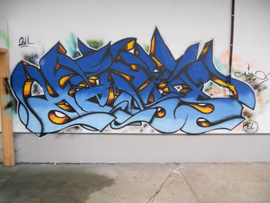 Graffiti Wall in Kiel - Photo by Streetfileslena (2011)