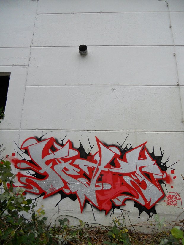 Graffiti Wall in Rostock - Photo by Streetfileslena (2011)