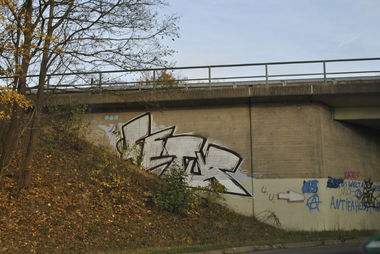 Graffiti Bombing in Giessen - Photo by Streetfileslena (2014)