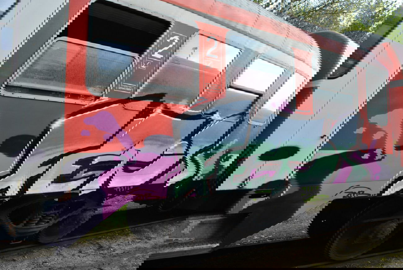 Graffiti Train - Photo by Streetfileslena (2013)