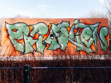 Graffiti Wall in Dresden - Photo by Streetlover - PARASITEN, RAP, dresden (2013)