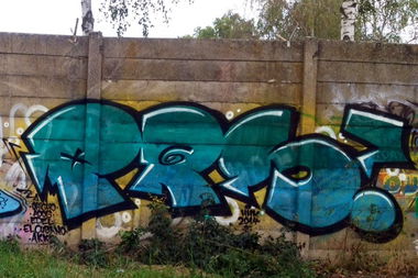 Graffiti Wall - Photo by Streetlover - Dresden, PRS (2014)