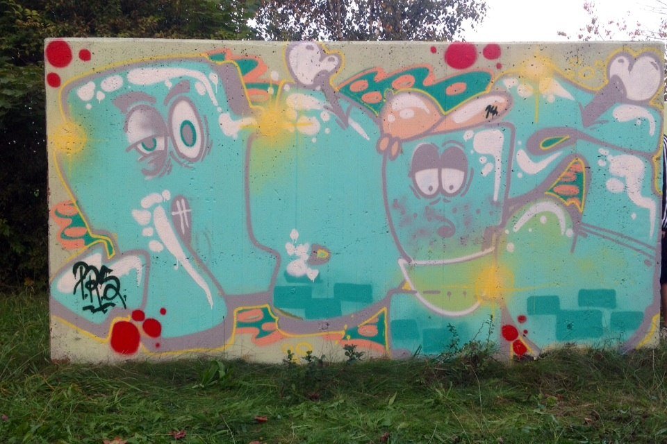 Graffiti Wall - Photo by Streetlover - PRS, ogb, ados (2014)