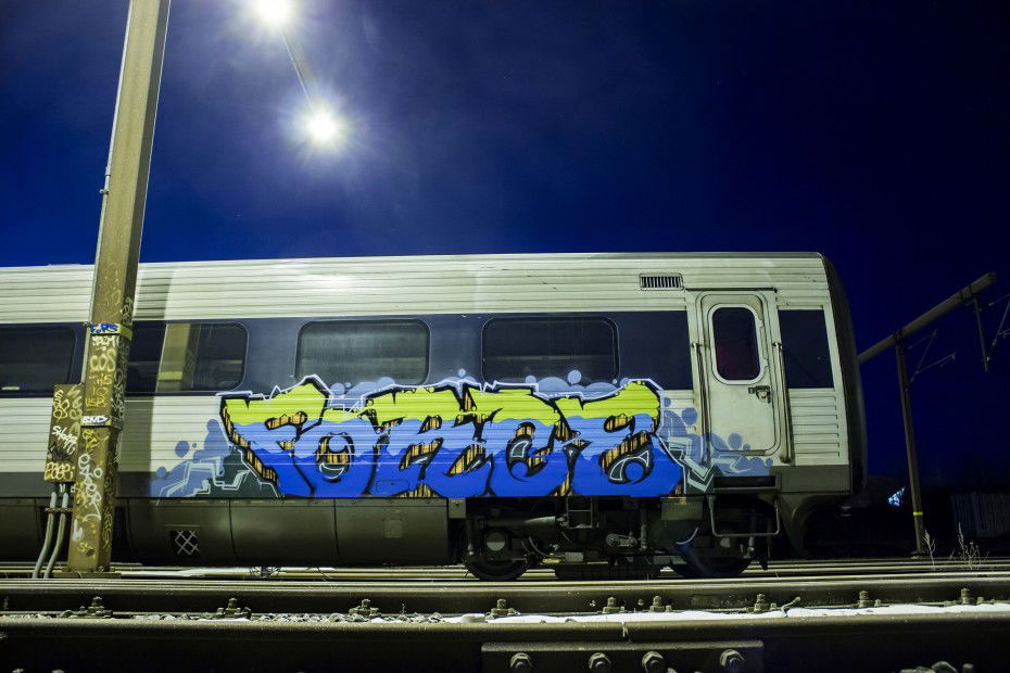 Graffiti Train - Photo by Streetpenner - Force (2013)