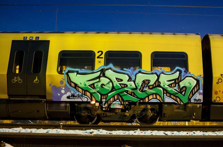 Graffiti Train - Photo by Streetpenner - Force (2012)