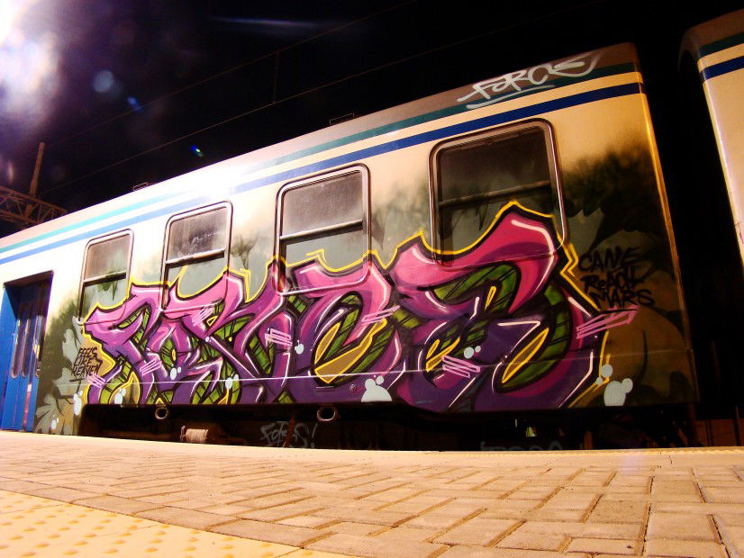 Graffiti Train in Milano - Photo by Streetpenner - Force (2011)