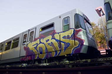 Graffiti Train - Photo by Streetpenner