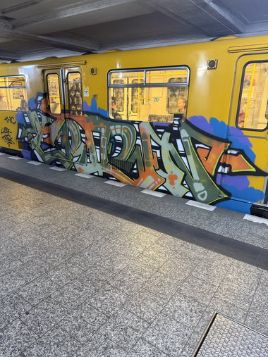 Graffiti Train in Berlin - Photo by Streetviewspo - train, berlin (2026)
