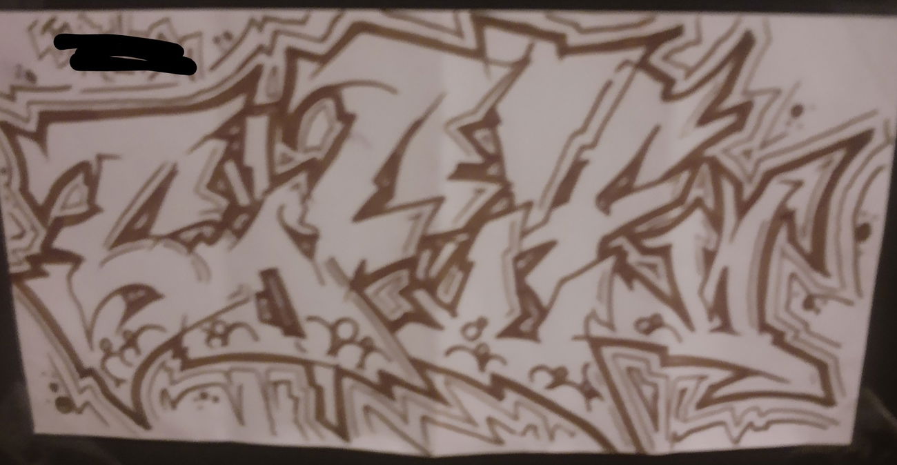 Graffiti Sketch - Photo by Stroh80 - Sofie