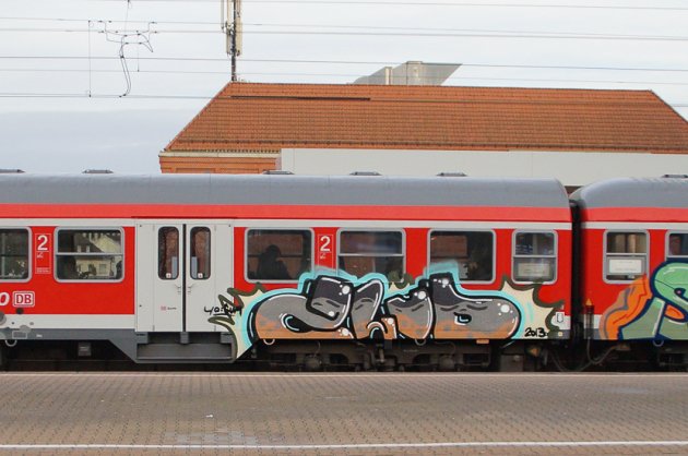 Graffiti Train - Photo by Stuggi123 - Zlud