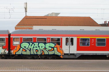 Graffiti Train - Photo by Stuggi123 - Share