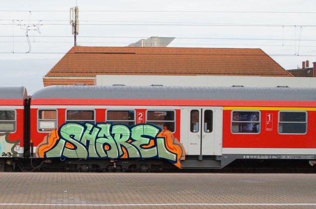 Graffiti Train - Photo by Stuggi123 - Share