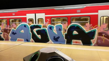 Graffiti Train - Photo by Stuggi123 - Agua