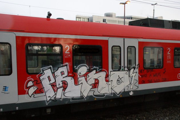 Graffiti Train - Photo by Stuggi123 - Prino