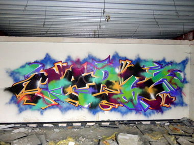 Graffiti Wall in Magdeburg - Photo by Stullenandi - Martn (2013)