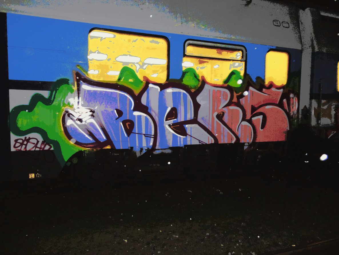 Graffiti Train in Prague - Photo by Stullenandi (2012)