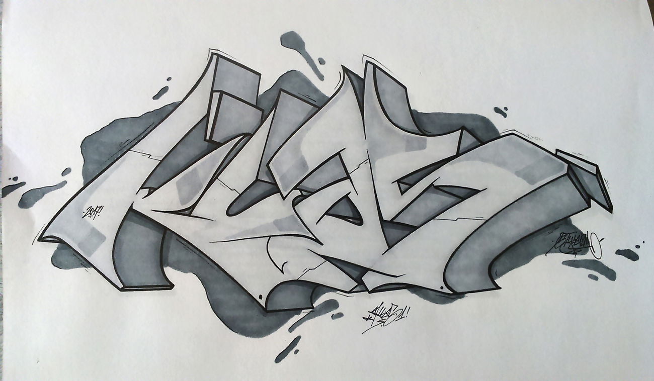 Graffiti Sketch - Photo by Styleizm (2017)