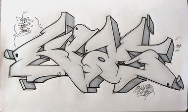Graffiti Sketch - Photo by Styleizm (2017)