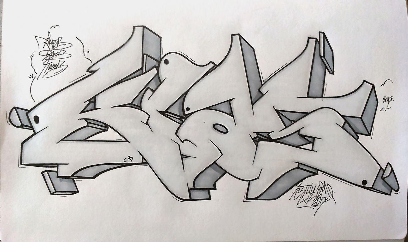 Graffiti Sketch - Photo by Styleizm (2017)