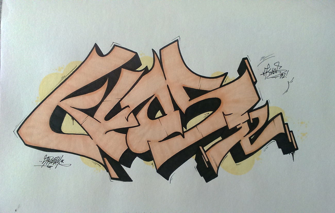 Graffiti Sketch - Photo by Styleizm (2017)