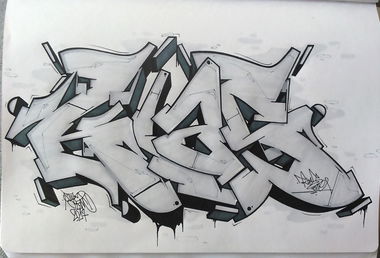 Graffiti Sketch - Photo by Styleizm (2017)