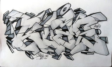 Graffiti Sketch - Photo by Styleizm (2017)