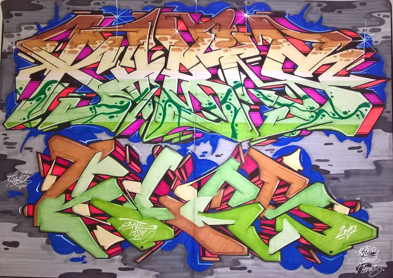 Graffiti Sketch - Photo by Styleizm (2017)