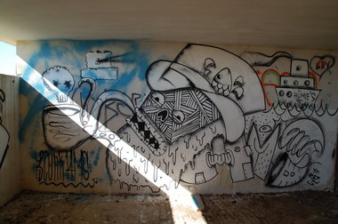 Graffiti Wall in Italy - Photo by SudGraffiti - Scunk, lo, Sporco (2013)