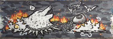 Graffiti Wall in Kyyiv - Photo by Sugat - sugat, sugator (2014)