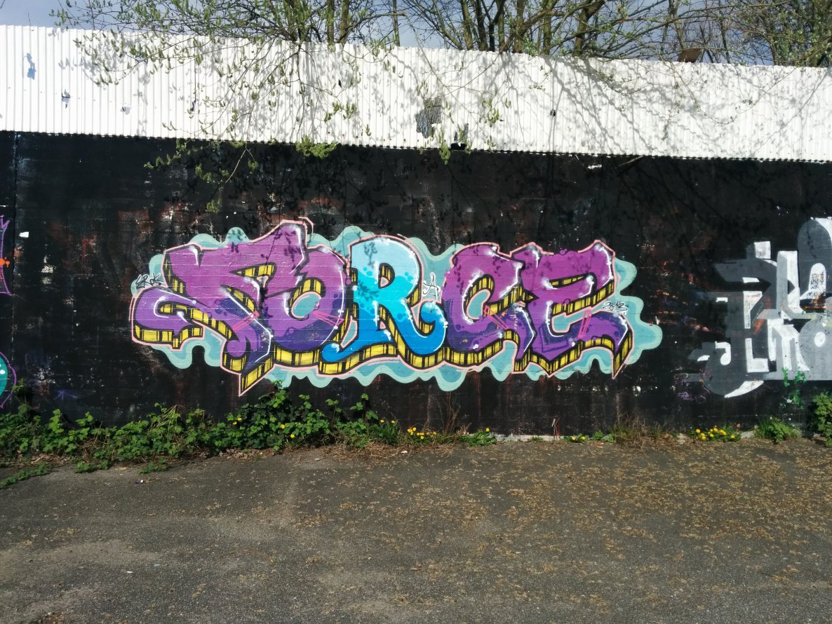 Graffiti Wall in Lübeck - Photo by Suio - Force, wall, Lübeck (2013)