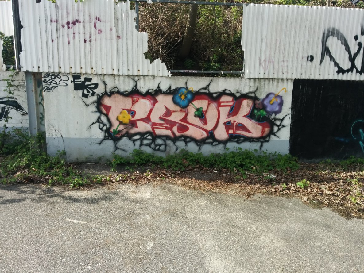 Graffiti Wall in Lübeck - Photo by Suio - EROK, ECR, Lübeck (2009)