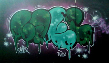 Graffiti Wall in Hamburg - Photo by Suio - Naki, ozak, safe (2014)